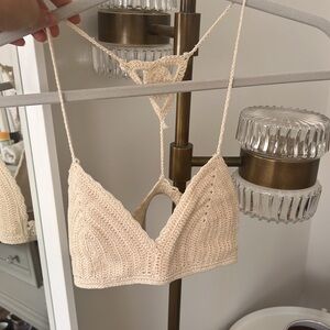 Crochet bra top